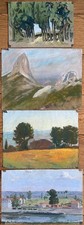 Paintings lot drawings d'occasion  Expédié en Belgium