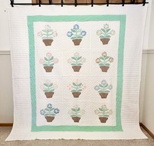 Handmade appliquéd cotton for sale  Circle Pines