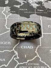 Usado, Pulseira de titânio Shane Co tecido preto Max-T 8 mm tamanho 10,5 comprar usado Usado, Pulseira de titânio Shane Co tecido preto Max-T 8 mm tamanho 10,5 comprar usado  Enviando para Brazil