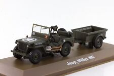 1944 Jeep Willys MB mit Anhänger Atlas MAGEX128 comprar usado  Enviando para Brazil