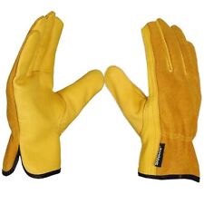 Leather work gloves for sale  MANCHESTER