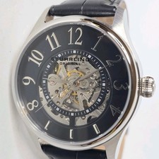 Relógio Stuhrling Original Automático Esqueleto 42mm Couro Preto comprar usado  Enviando para Brazil