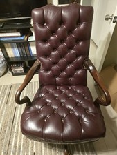 Burgundy leather tufted for sale  Palm Beach Gardens