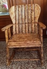 Sedia dondolo legno usato  Torino