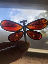 Amber silver dragonfly for sale  Spring