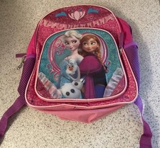 Bolsa escolar Disney Store FROZEN ELSA ANNA compartimento zíper mochila 12x11” comprar usado  Enviando para Brazil