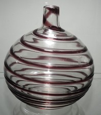 Purple swirl glass for sale  WALTON ON THE NAZE