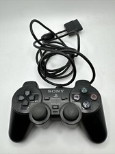 Controle PlayStation 2 PS2 DualShock 2 preto com fio SCPH-10010 funciona comprar usado  Enviando para Brazil
