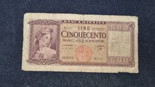 B0007 lire 500 usato  Palazzo San Gervasio
