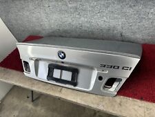 Painel traseiro tampa do porta-malas BMW 2001-2006 E46 M3 com spoiler titânio prata metálico fabricante de equipamento original, usado comprar usado  Enviando para Brazil