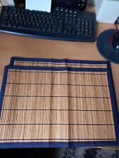 Tischset braun blau gebraucht kaufen  Bamberg