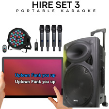 Karaoke hire set for sale  POOLE