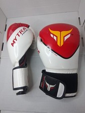 Luvas de boxe Mytra Fusion punch couro artificial duro luvas de mma sparring, usado comprar usado  Enviando para Brazil