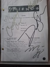 Friends signed script for sale  NEWARK