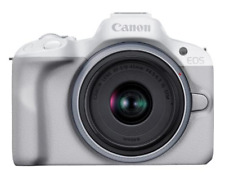 Câmera sem espelho Canon EOS R50 com lente RF-S18-45mm F4.5-6.3 IS STM - Branca comprar usado  Enviando para Brazil