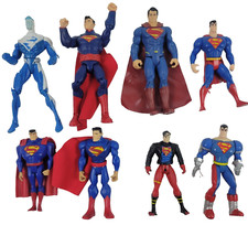 Lote de 8 bonecos de ação do Superman The Animated Series, Dawn of Justice, Ilimitado comprar usado  Enviando para Brazil
