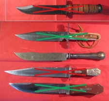 Gürtelmesser bowie klinge gebraucht kaufen  Essen