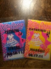 KATY PERRY 2011 "CALIFORNIA DREAMS" TOUR' - PASSE DE TRABALHO / BASTIDORES comprar usado  Enviando para Brazil