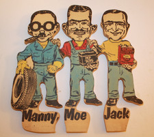 Usado, Vintage Stand-Up PEP BOYS Manny Moe Jack Pintura em Placa de Partículas comprar usado  Enviando para Brazil