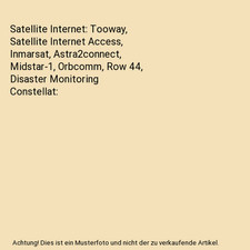 Satellite internet tooway gebraucht kaufen  Trebbin