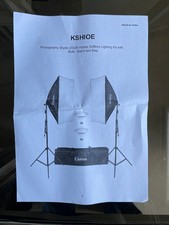 Kshioe fotostudio beleuchtungs gebraucht kaufen  Rödermark