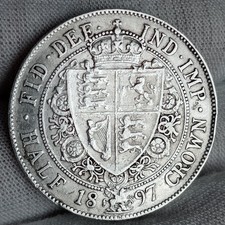 1897 victoria half for sale  GLASGOW