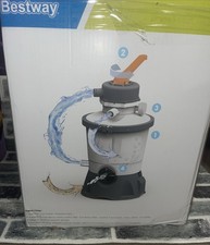 Usado, Bomba de filtro de areia Bestway 800 gal com ChemConnect e braçadeira de flange superior (caixa aberta) comprar usado Usado, Bomba de filtro de areia Bestway 800 gal com ChemConnect e braçadeira de flange superior (caixa aberta) comprar usado  Enviando para Brazil