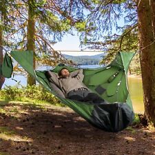 Barraca de rede plana para dormir com rede de insetos e kit de suspensão acampamento ao ar livre super longa  comprar usado  Enviando para Brazil