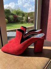 Next red suede for sale  PRESTON