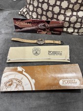 Relógio de pulso Fossil Sundial vintage década de 1980 moda no tempo o relógio original R comprar usado  Enviando para Brazil