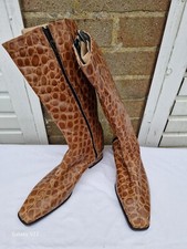 Tan boots size for sale  LITTLEHAMPTON