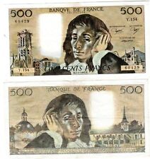 Billet 500 francs d'occasion  Paris I