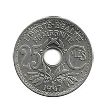 Monnaie 25 centimes d'occasion  Rochefort-du-Gard