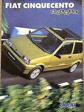 Fiat cinquecento soleil for sale  KENDAL