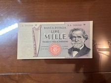 Banconota lire 1000 usato  Rivoli
