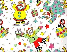 Clown gift wrap for sale  Fairburn