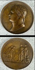 Medalla de bronce grande Napoleón estampada ROXOLANICVS MAXIMVS 116,9 gramos!! segunda mano  Embacar hacia Mexico