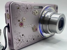 🎁Câmera Digital Sony Cyber Shot DSC-W350D 14.1MP Strass Joia Rosa comprar usado  Enviando para Brazil