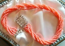 Antique coral jewel usato  Bologna