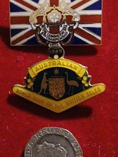 Vintage bowls badges for sale  PETERBOROUGH