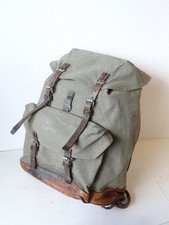 Mochila militar do exército suíço 1964 lona sal e pimenta Suíça RAR comprar usado  Enviando para Brazil