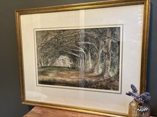 Antique watercolour oil for sale  PORTHMADOG