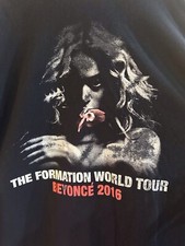 Camisa preta Beyonce The Formation World Tour 2016 limonada concerto merch tamanho XL, usado comprar usado  Enviando para Brazil