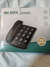 BIG KEYS Botões Grandes, Controle de Volume, Discagem Rápida Memória Telefone Preto comprar usado  Enviando para Brazil