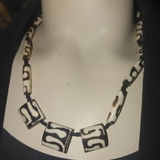 African batik necklace for sale  Bradford