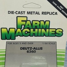 Antigo 1986 1/64 Ertl Farm Machines Deutz-allis 6260 trator fundido verde lacrado , usado comprar usado  Enviando para Brazil