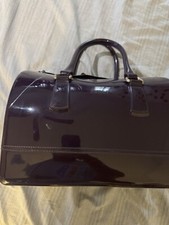 Bolsa tote feminina roxa Furla Candy, usado comprar usado Bolsa tote feminina roxa Furla Candy, usado comprar usado  Enviando para Brazil