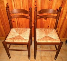 Lot chaises rustiques d'occasion  Montrottier