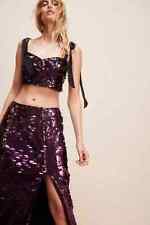 FREE PEOPLE Star Bright Co-Ord Conjunto em Lantejoulas Lilás Tamanho Reino Unido 6/EUA 2 BNWOT RRP £188 comprar usado  Enviando para Brazil