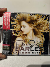 TAYLOR SWIFT / fearless PLATINUM EDITION /JAPAN EDITION LTD CD &DVD OBI, usado comprar usado  Enviando para Brazil